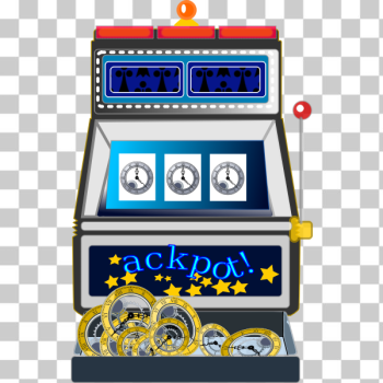 SVG Jackpot slot machine vector illustration SVG Jackpot slot machine vector illustration