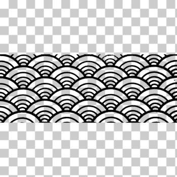 SVG Japanese folk wave pattern vector drawing SVG Japanese folk wave pattern vector drawing