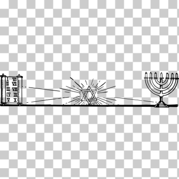 SVG Jewish decorative bar vector image SVG Jewish decorative bar vector image