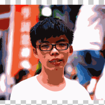 SVG Joshua Wong Stylized SVG Joshua Wong Stylized