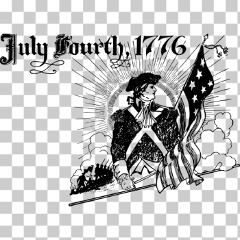 SVG July Fourth 1776