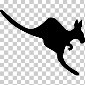 SVG Jumping kangaroo SVG Jumping kangaroo