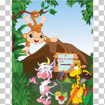 SVG Jungle book cartoon SVG Jungle book cartoon