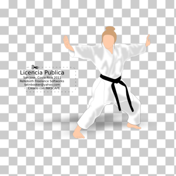 SVG Karate fighter clip art SVG Karate fighter clip art