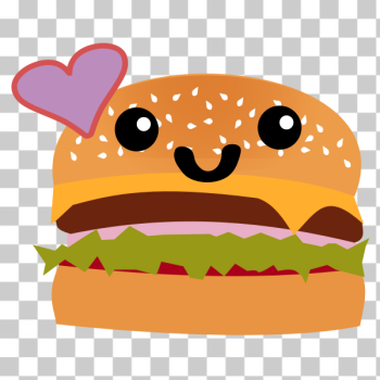 SVG Kawaii hamburger SVG Kawaii hamburger