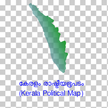 SVG Kerala Political Map SVG Kerala Political Map