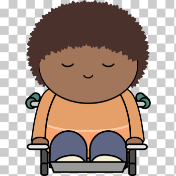 SVG Kid in wheelchair SVG Kid in wheelchair