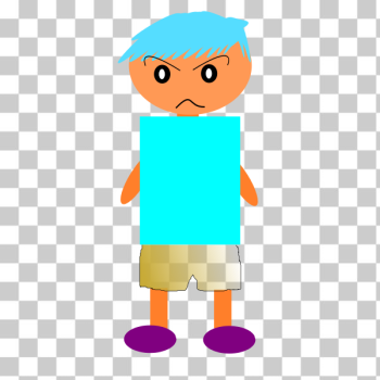 SVG Kid with boxed body SVG Kid with boxed body