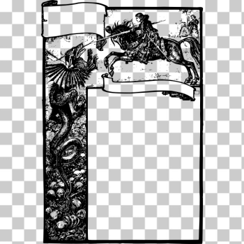 SVG Knight and dragon