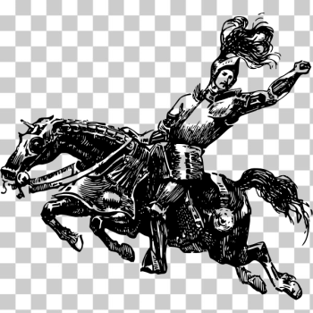 SVG Knight on horseback SVG Knight on horseback