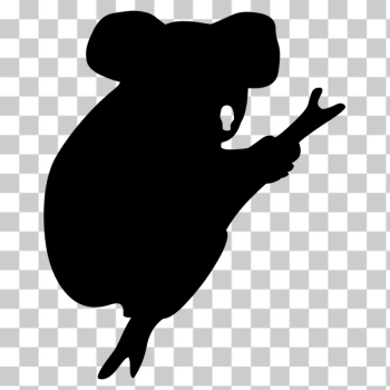 SVG Koala bear silhouette SVG Koala bear silhouette