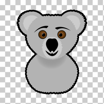 SVG Koala vector illustration SVG Koala vector illustration