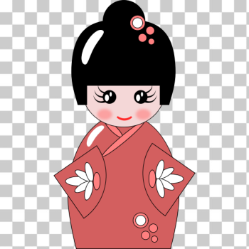 SVG Kokeshi doll SVG Kokeshi doll