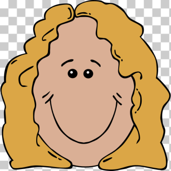 SVG Lady Face Cartoon SVG Lady Face Cartoon