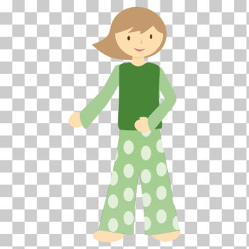 SVG Lady in pajamas SVG Lady in pajamas