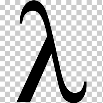 SVG Lambda symbol vector illustration