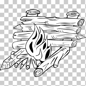 SVG Large campfire vector graphics SVG Large campfire vector graphics