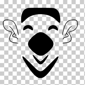 SVG Laughing bearded face SVG Laughing bearded face