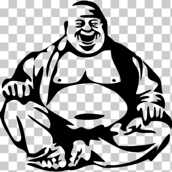 SVG Laughing Buddha