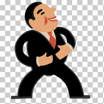 SVG Laughing business man SVG Laughing business man