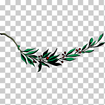 SVG Laurel branch with berries SVG Laurel branch with berries