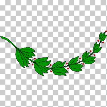 SVG Laurel branch with red berries SVG Laurel branch with red berries