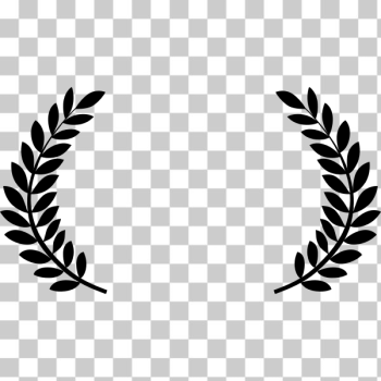 SVG Laurel wreath vector graphics