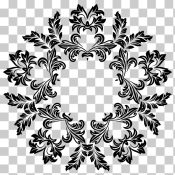SVG Leafy frame SVG Leafy frame