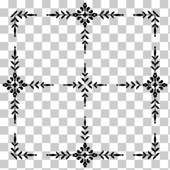 SVG Leafy square SVG Leafy square