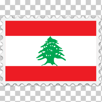 SVG Lebanon flag stamp SVG Lebanon flag stamp