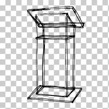SVG Lecturer podium SVG Lecturer podium