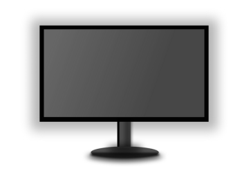 SVG LED Monitor grey screen
