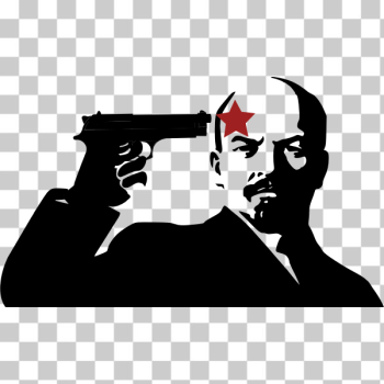 SVG Lenin Gun SVG Lenin Gun