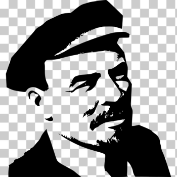 SVG Lenin portrait vector SVG Lenin portrait vector