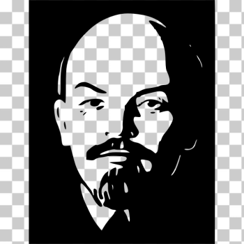 SVG Lenin portrait vector illustration SVG Lenin portrait vector illustration