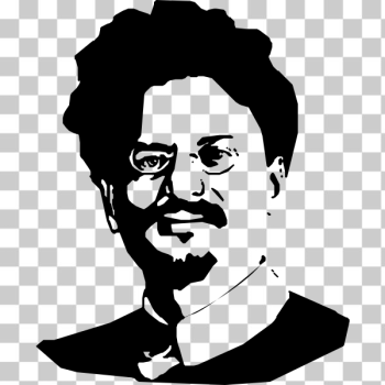 SVG Leon Trotsky vector image SVG Leon Trotsky vector image