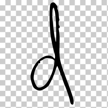 SVG Letter D SVG Letter D