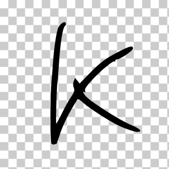 SVG Letter K SVG Letter K
