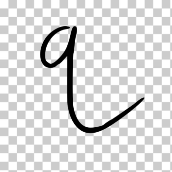 SVG Letter q SVG Letter q