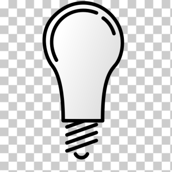 SVG Lightbulb off vector image