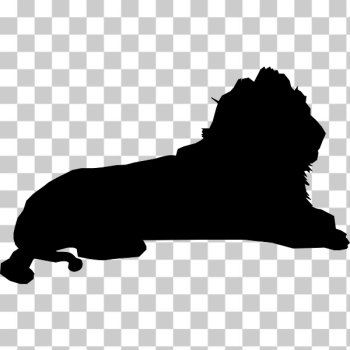 SVG Lion at rest SVG Lion at rest