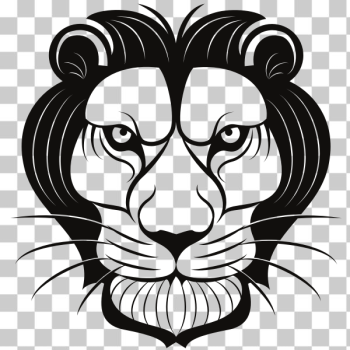 SVG Lion head clip art SVG Lion head clip art