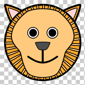 SVG Lion illustration image SVG Lion illustration image