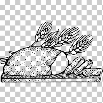 SVG Loaf of bread vector clip art SVG Loaf of bread vector clip art
