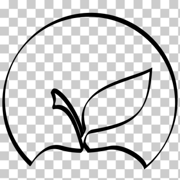 SVG logo example fruit apple