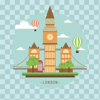 SVG London landmarks