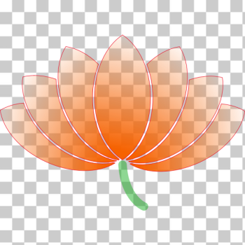 SVG Lotus flower vector image SVG Lotus flower vector image