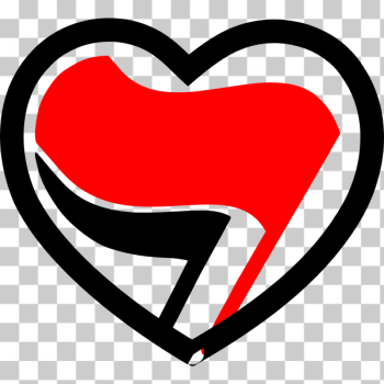 SVG Love antifa action vector image SVG Love antifa action vector image
