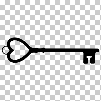 SVG Love key silhouette SVG Love key silhouette