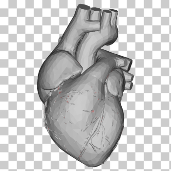 SVG Low Poly 3D Heart SVG Low Poly 3D Heart